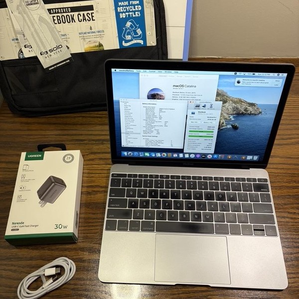 Macbook Retina 2017 - 12 inch - I5, Gray, 512 GB, 8 GB