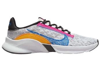 Nike SuperRep Go 3 Flyknit Light Smoke Grey Photo Blue Pink for sale