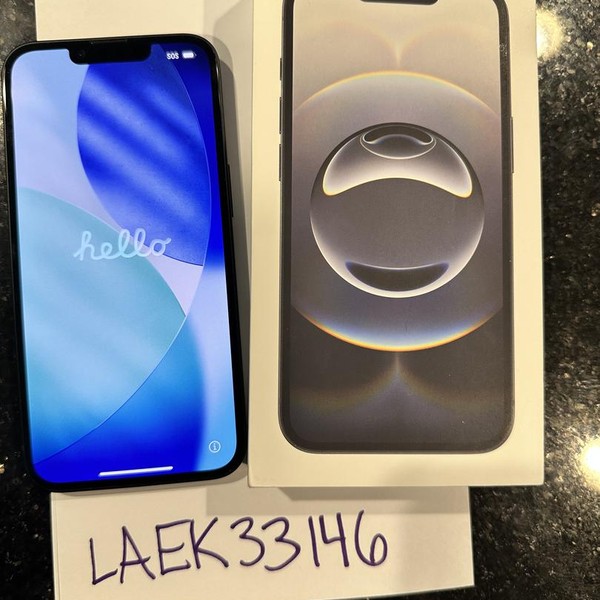 Apple iPhone 16e - T-Mobile, 128 GB, Black, A3212