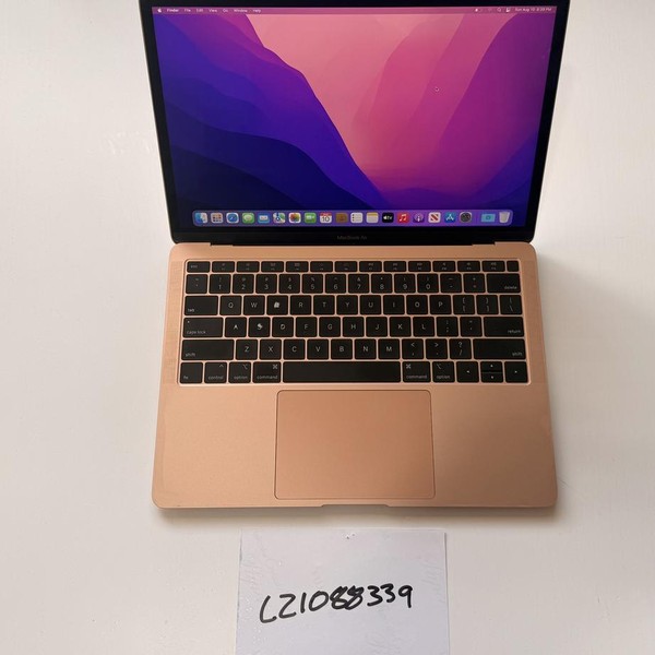 MacBook Air 2019 - 13 inch - 256 GB, Gold, 8 GB, Intel Core i5