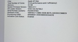 Good
													Mac Studio 2022 - Apple M1 Max, 2 TB, 32 GB, 24 Core GPU, photo 4 of 12