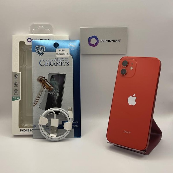 Apple iPhone 12 - Unlocked, 128 GB, Red, A2172