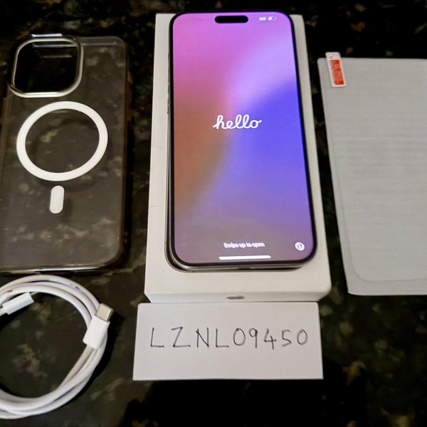 Apple iPhone 15 Pro Max - Unlocked, 256 GB, Natural, A2849