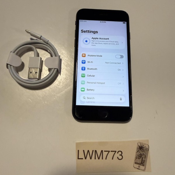 Apple iPhone SE 3rd Gen 2022 - Unlocked, 64 GB, Midnight, A2595