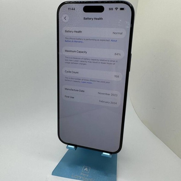 Apple iPhone 15 Pro Max - Unlocked, 256 GB, Blue, A2849