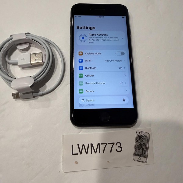 Apple iPhone SE 3rd Gen 2022 - Unlocked, 64 GB, Midnight, A2595