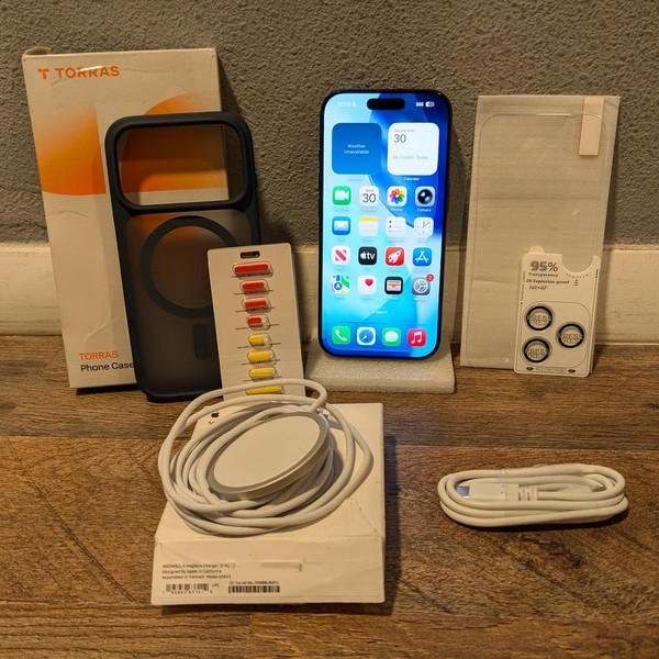 Apple iPhone 17 Pro - Unlocked, 1 TB, Deep Blue, A3256