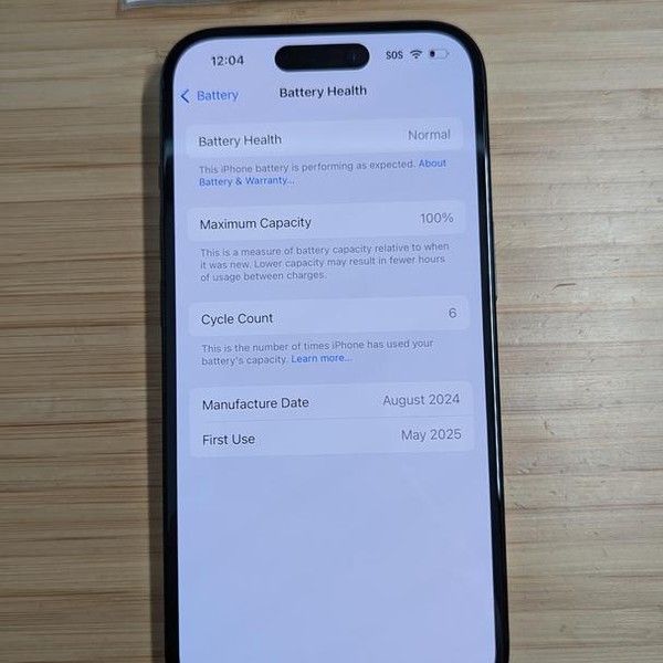 Apple iPhone 15 - AT&T, 128 GB, Black, A2846