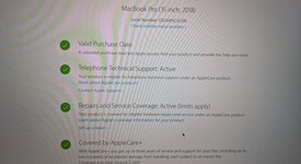 Good
													MacBook Pro 2018 (With Touch Bar) - 15" - I7, Silver, 512 GB, 16 GB, photo 2 of 15