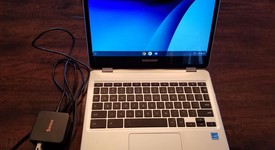 Good
													Samsung Chromebook Plus - Silver, 32 GB, 4 GB, v1, photo 2 of 5