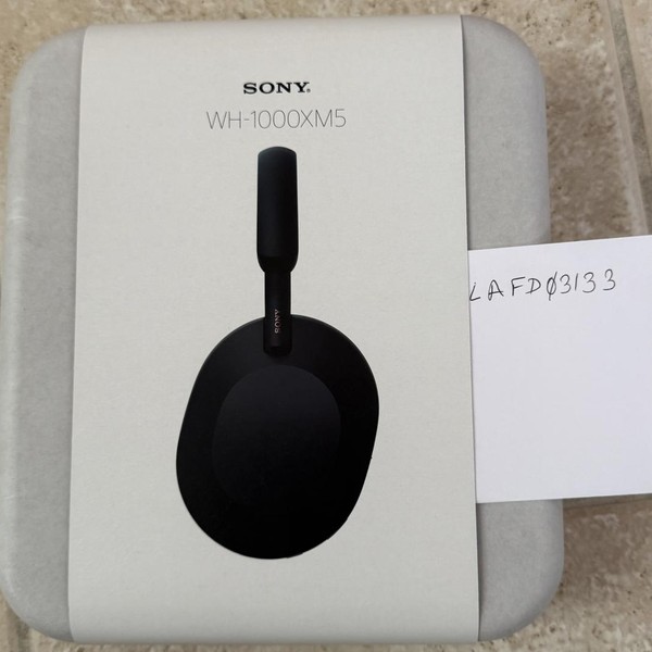 Sony WH1000XM5-B Wireless Headphones - Black