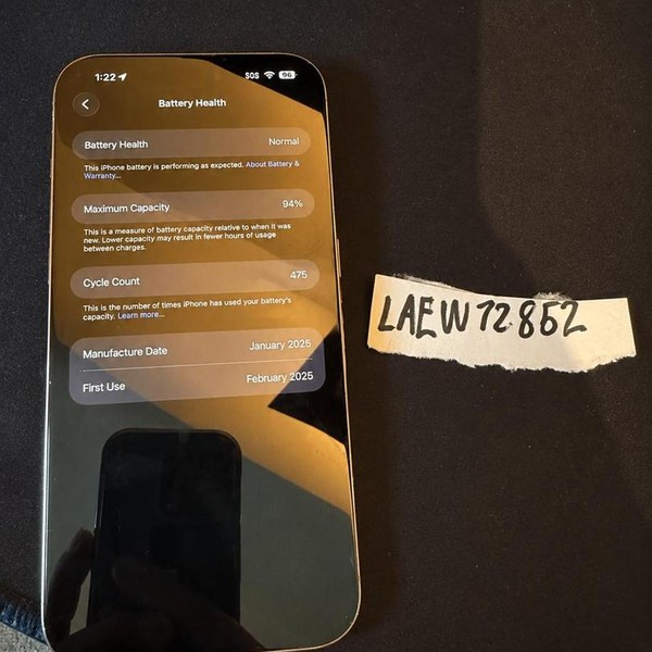 Apple iPhone 16 Pro Max - Unlocked, 1 TB, Desert, A3084
