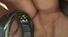 Good
													Oura Ring Gen 3 - Black, Size 8, Horizon, photo 1 of 3