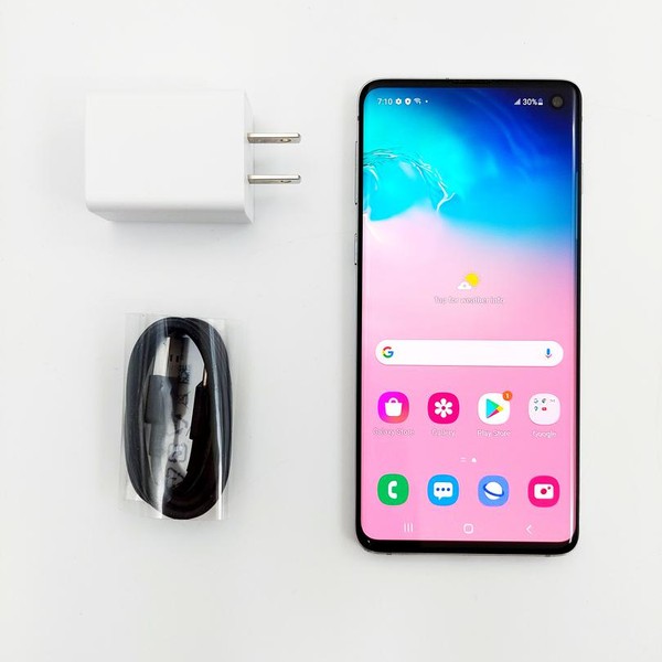 Samsung Galaxy S10 - T-Mobile, 128 GB, White, 8 GB, SM-G973U
