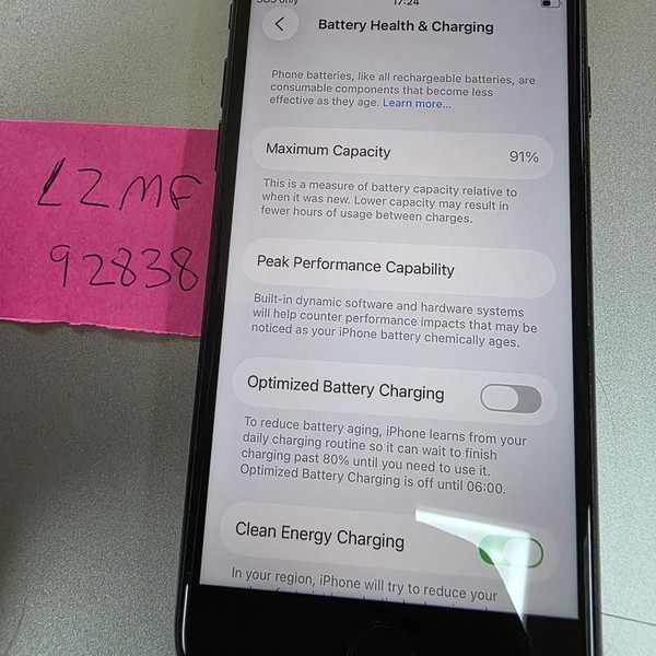 Apple iPhone SE 3rd Gen 2022 - Unlocked, 256 GB, Midnight, A2595