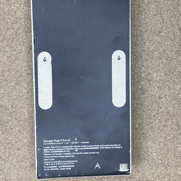 Google Pixel 9 Pro XL - Unlocked, 128 GB, Obsidian, 16 GB, GGX8B