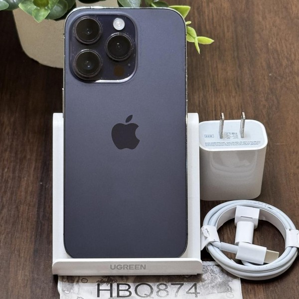 Apple iPhone 14 Pro - Unlocked, 256 GB, Purple, A2650