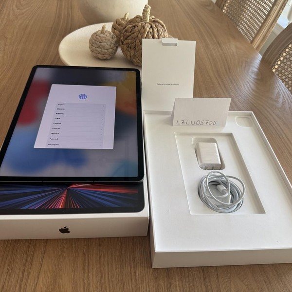 Apple iPad Pro 12.9 inch 5th Gen 2021 - Unlocked, 512 GB, Gray