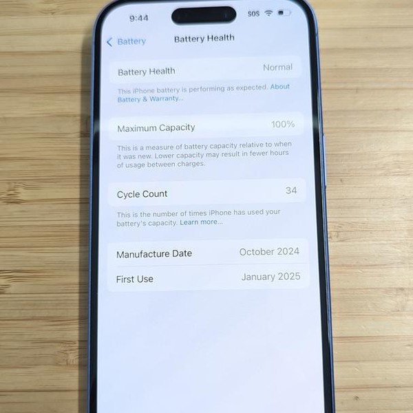 Apple iPhone 16 - Unlocked, 128 GB, Ultramarine, A3081