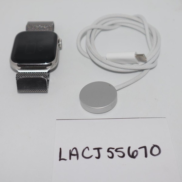 Apple Watch Series 9 45mm - Unlocked, Silver, A2984 - Cellular, Stainless
