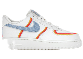 Nike Air Force 1 Low Sail Denim Swoosh (Women's) for sale