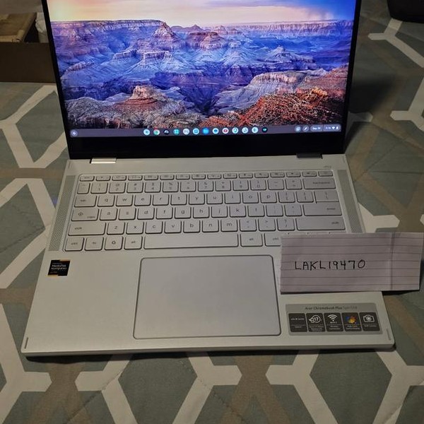 Acer Chromebook Plus Spin 514 - 256 GB, Platinum Silver, 12 GB, MediaTek