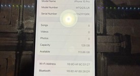 Fair
													Apple iPhone 15 Pro - Unlocked, Blue, 128 GB, A2848, photo 4 of 8