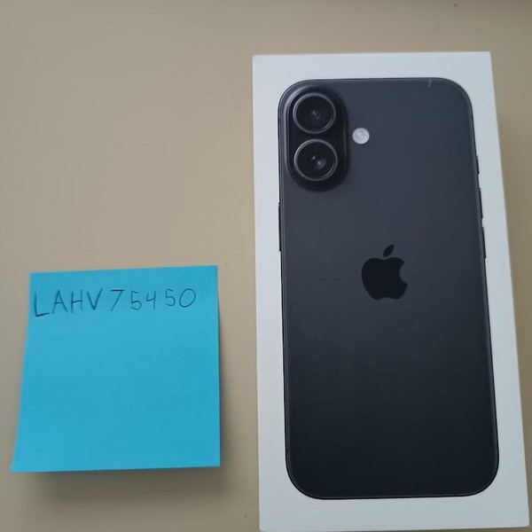 Apple iPhone 16 - AT&T, 128 GB, Black, A3081