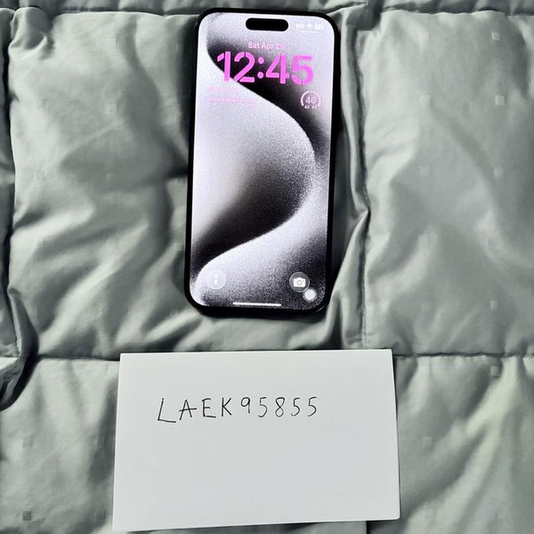 Apple iPhone 15 Pro - Unlocked, 128 GB, Black, A2848