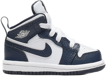 Jordan 1 Mid White Metallic Gold Obsidian (TD) for sale