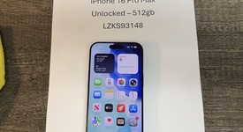 Mint
													Apple iPhone 16 Pro Max - Unlocked, Black, 512 GB, A3084, photo 1 of 14