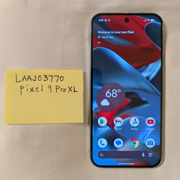 Google Pixel 9 Pro XL - Unlocked, 128 GB, Hazel, 16 GB, GGX8B