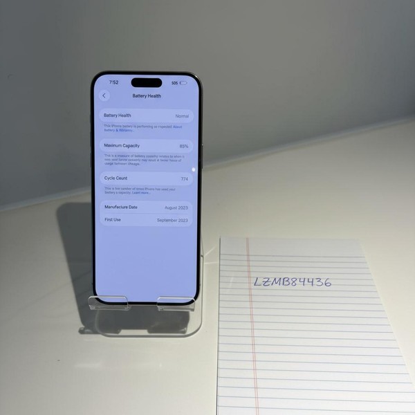 Apple iPhone 15 Pro Max - Unlocked, 1 TB, Natural, A2849