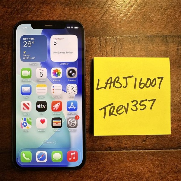 Apple iPhone 12 - AT&T, 128 GB, Black, A2172