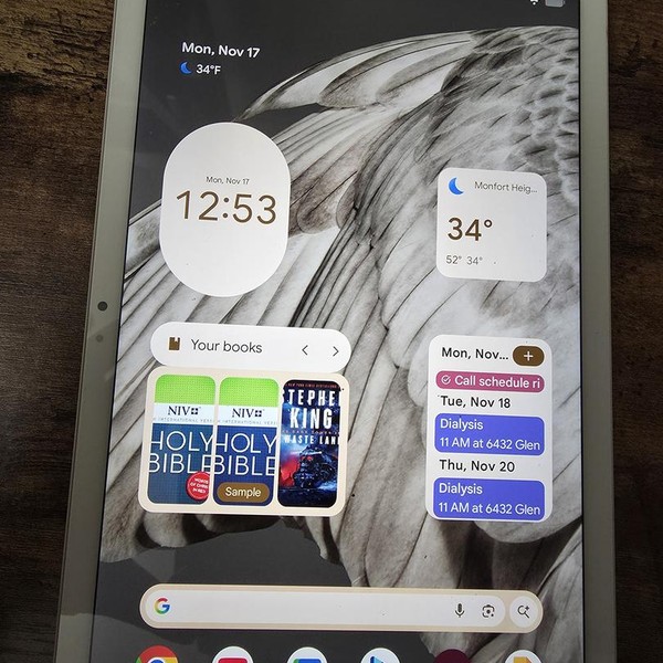 Google Pixel Tablet 11 inch - Wi-Fi, 128 GB, Porcelain, 8 GB, NO Dock