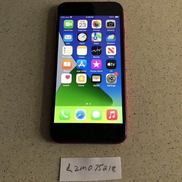 Apple iPhone SE 2nd Gen 2020 - TracFone, Red, 64 GB, A2275