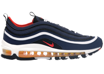 Nike Air Max 97 Midnight Navy Habanero Red (GS) for sale