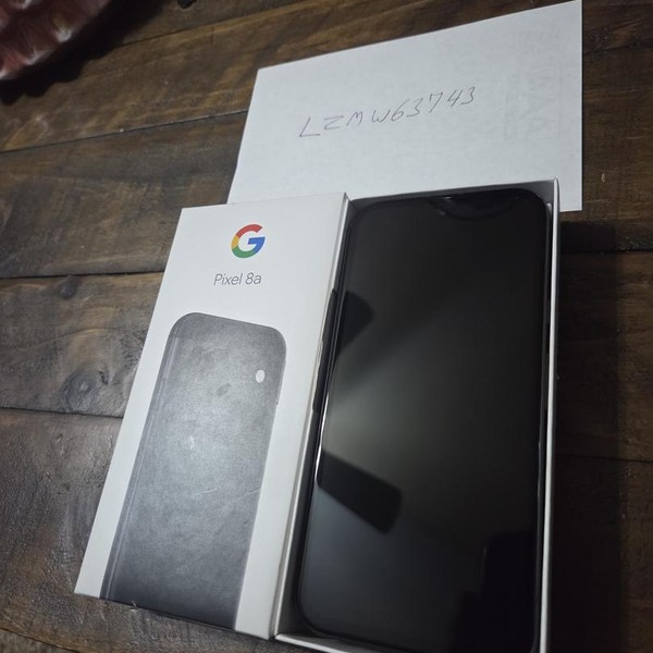 Google Pixel 8a - Verizon, 128 GB, Obsidian, 8 GB, G8HHN, mmWave 5G