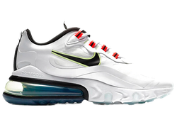 Nike Air Max 270 React White Crimson (Women's) for sale