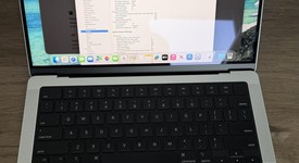Good
													MacBook Pro Late 2023 (M3) - 14" - Apple M3, Silver, 1 TB, 24 GB, 10-core GPU, photo 3 of 14