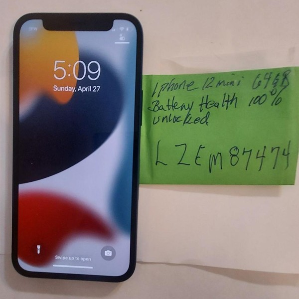 Apple iPhone 12 Mini - Unlocked, 64 GB, Blue, A2176