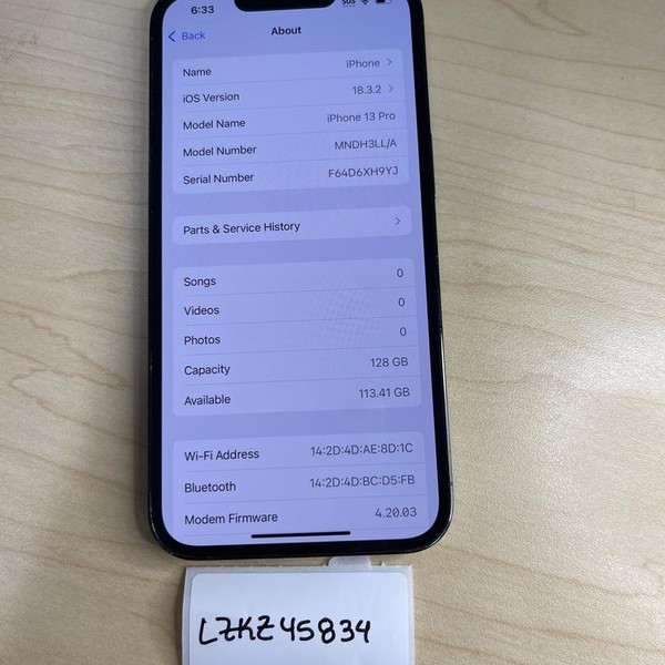 Apple iPhone 13 Pro - Unlocked, 128 GB, Green, A2483