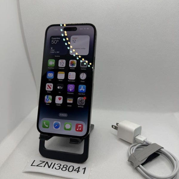 Apple iPhone 14 Pro Max - Unlocked, 256 GB, Black, A2651