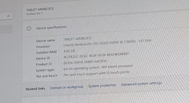Good
													Microsoft Surface Go 3 - Wi-Fi, Pentium, Platinum, 64 GB, 4 GB, photo 2 of 5