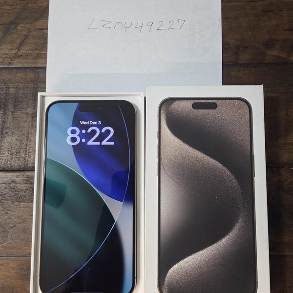 Apple iPhone 15 Pro Max - Verizon, 256 GB, Natural, A2849