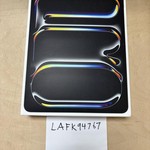New Apple iPad Pro 13 inch (M5) 2025 - Verizon, 256 GB, Space Black, Apple M5 9-Core, A3361, Standard Glass