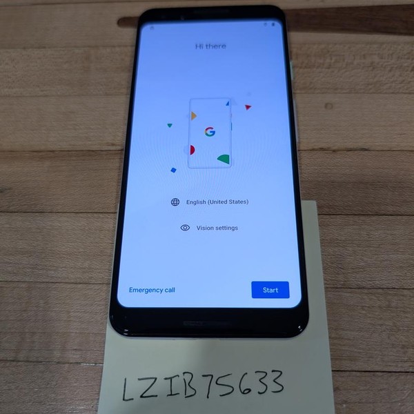 Google Pixel 3 - Unlocked, 64 GB, White, Google Edition