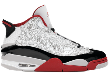 Jordan Dub Zero White Varsity Red for sale
