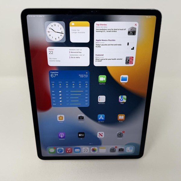 Apple iPad Pro 12.9 inch 3rd Gen 2018 - Wi-Fi, 512 GB, Gray, A1876