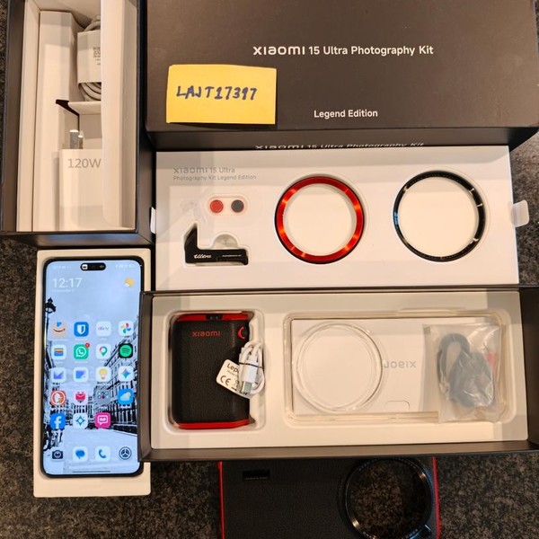 Xiaomi 15 Ultra - Unlocked Non-US, 512 GB, Black, 16 GB